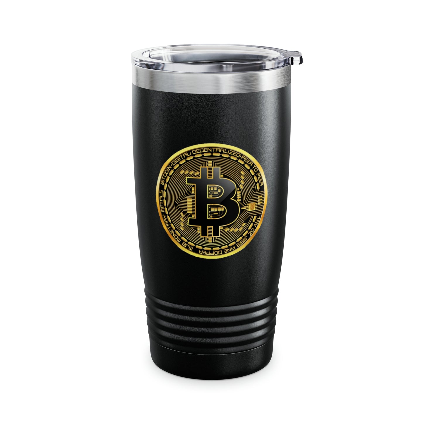 Bitcoin (BTC) Ringneck Tumbler, 20oz