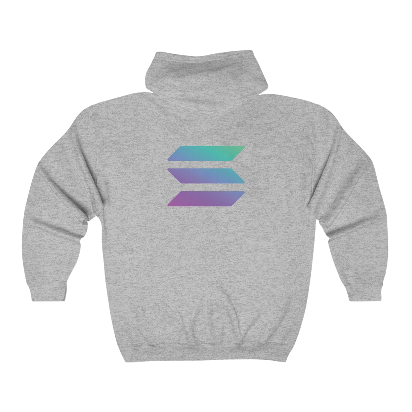 Solana (SOL) Full Zip Hooded Sweatshirt