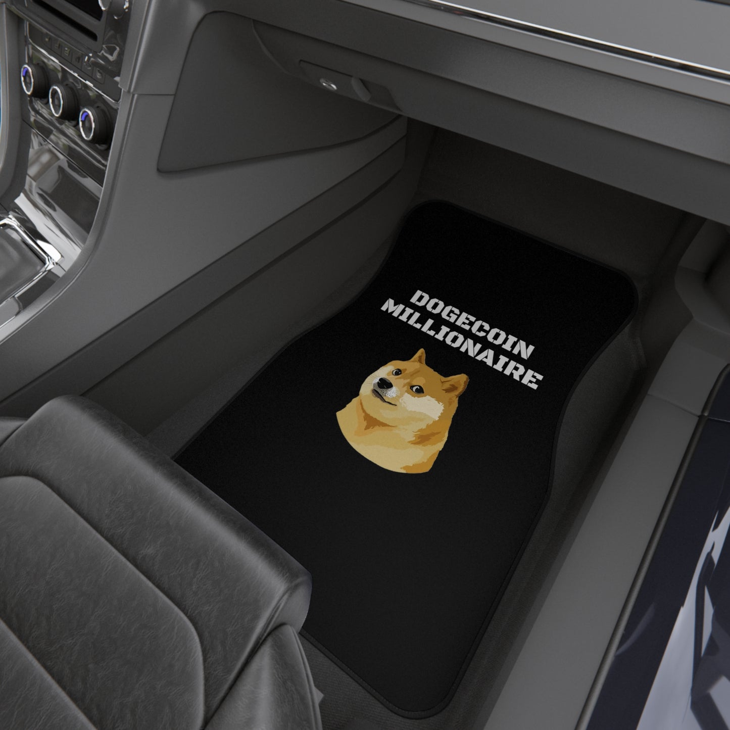 Dogecoin Millionaire (DOGE) Car Mats (2x Front)