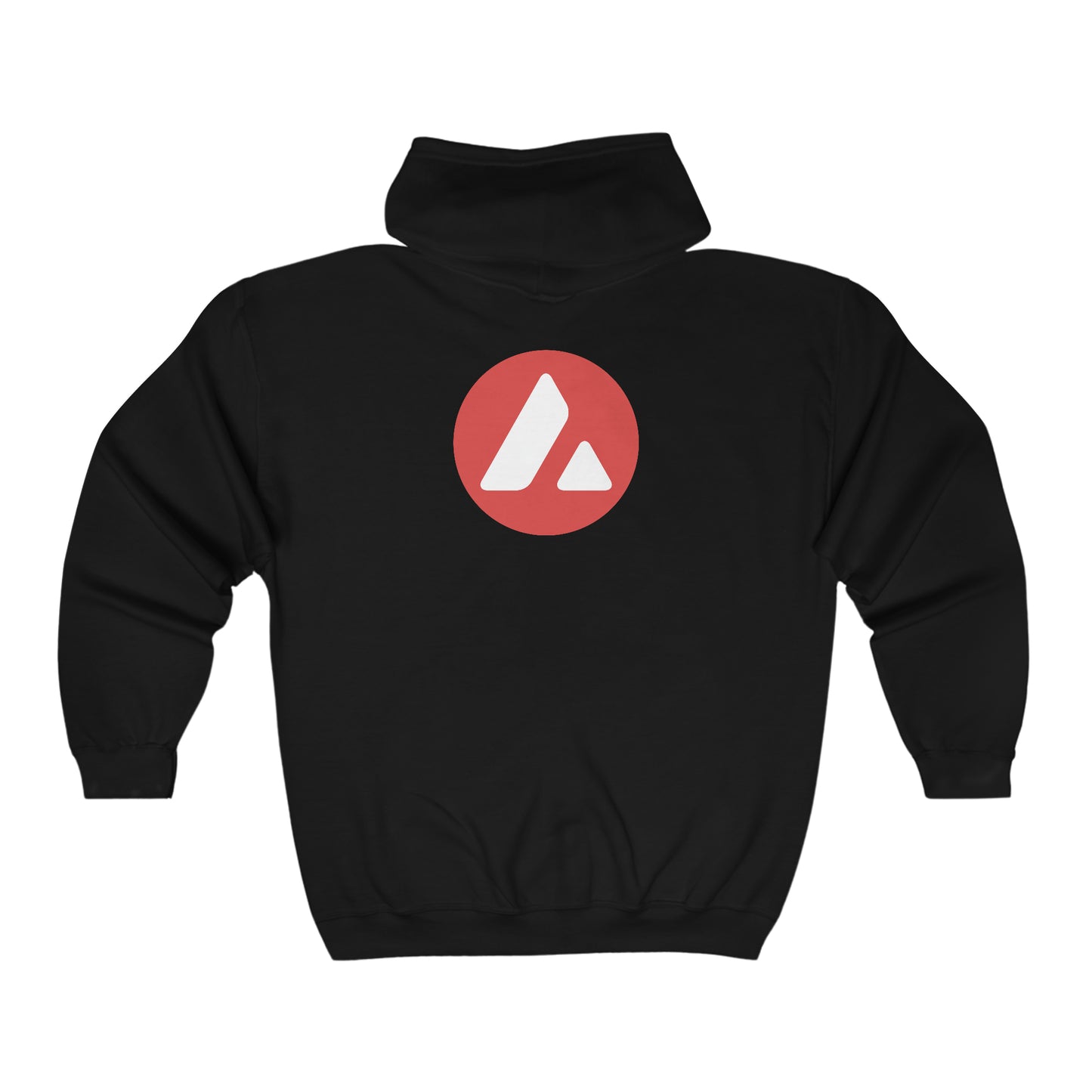 Avalanche (AVAX) Full Zip Hooded Sweatshirt