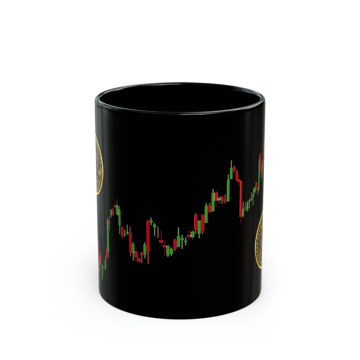 Bullish on Bitcoin (BTC) Coffee Mug, 11oz
