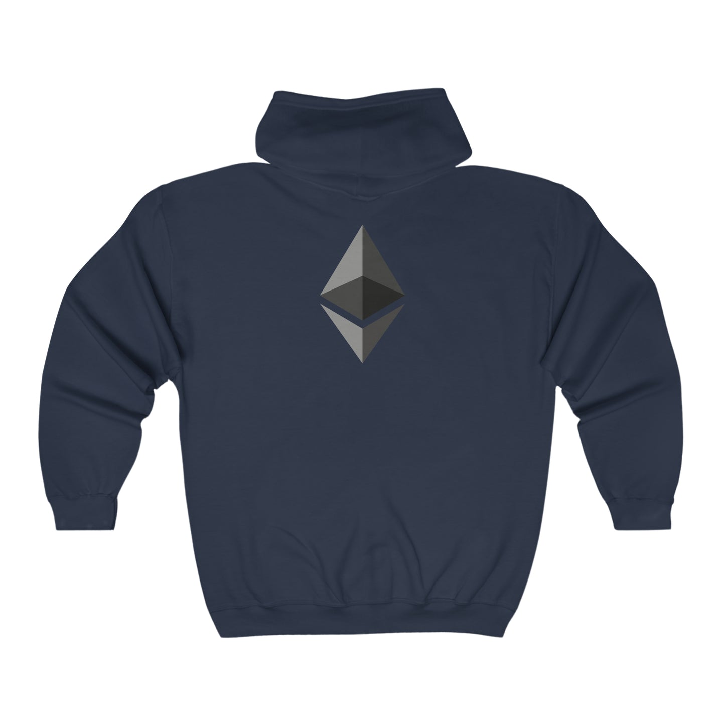 Ethereum (ETH) Full Zip Hooded Sweatshirt
