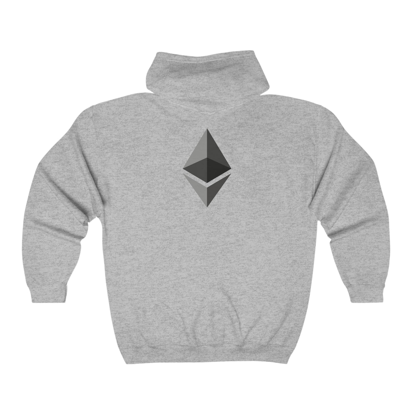 Ethereum (ETH) Full Zip Hooded Sweatshirt