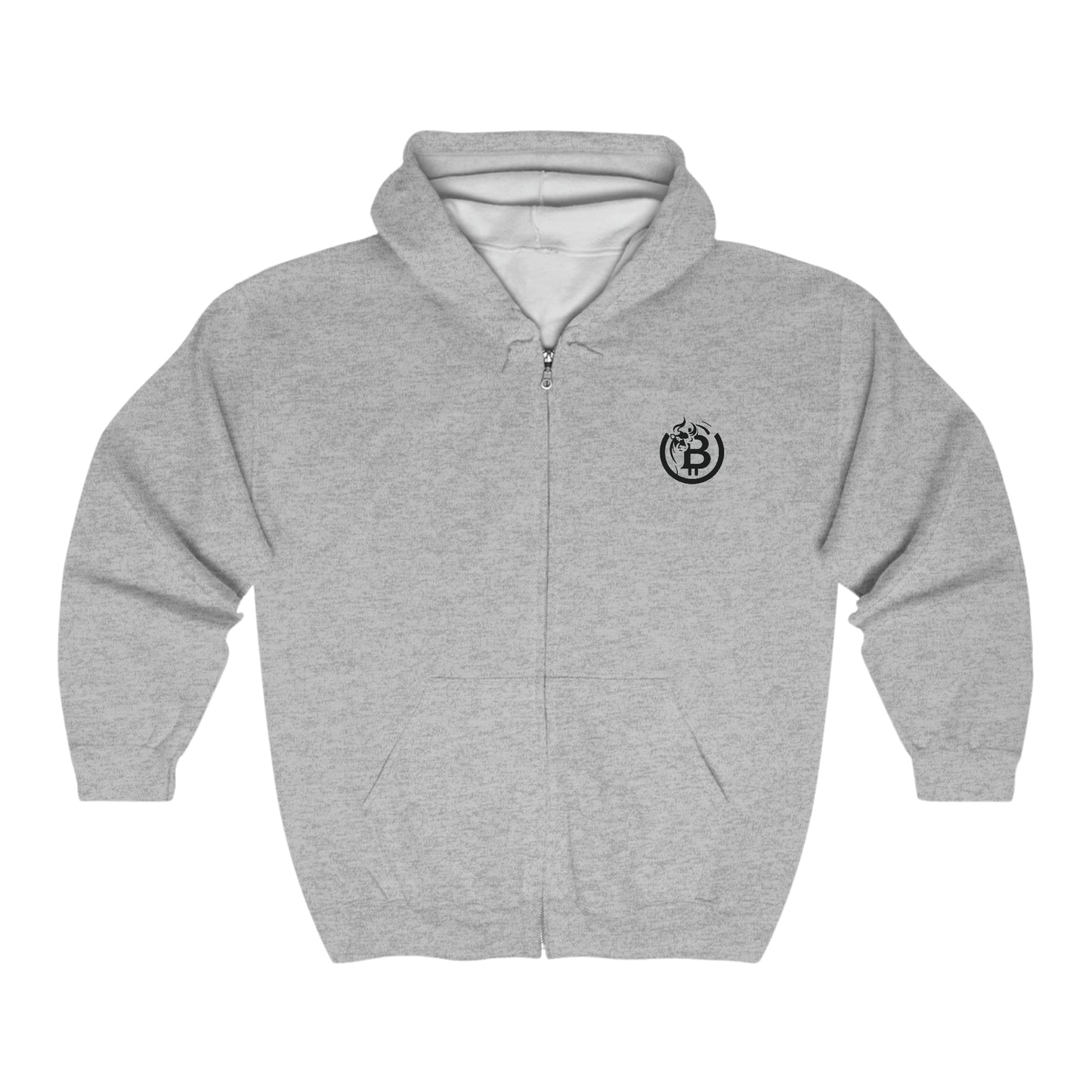 Bullish Apparel™ Full Zip Hooded Sweatshirt