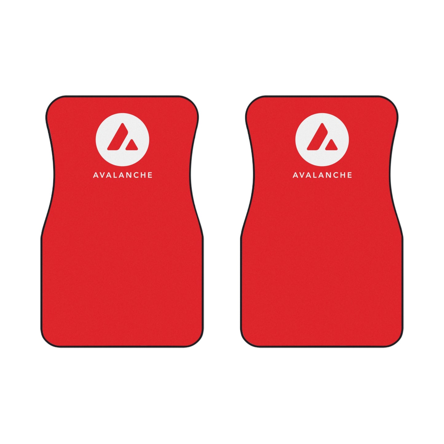 Avalanche (AVAX) Car Mats (2x Front)