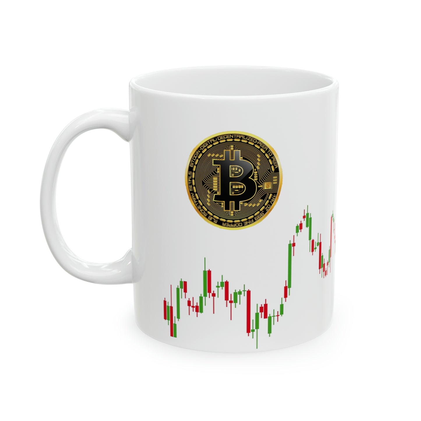 Bullish on BTC Coffee Mug, 11oz