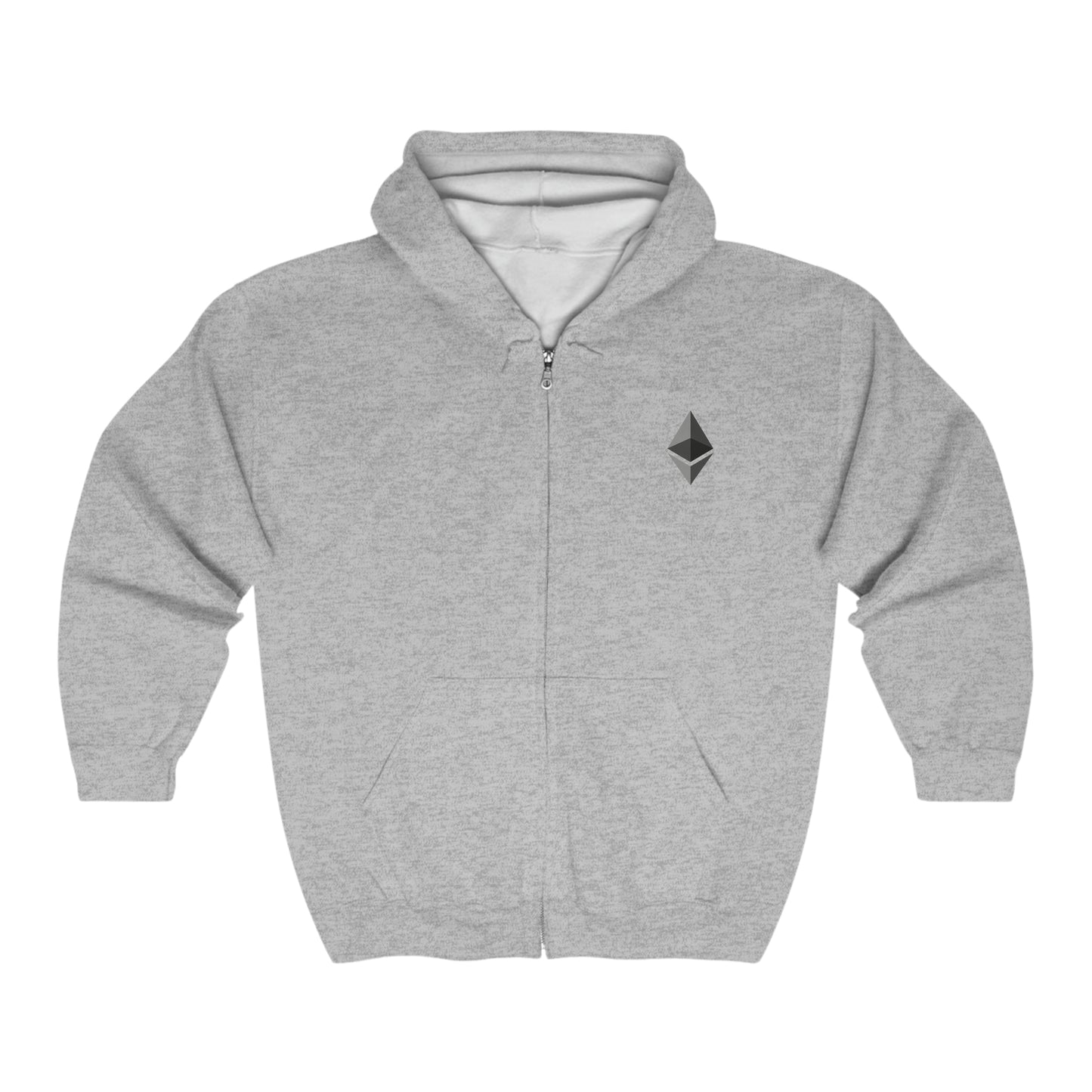 Ethereum (ETH) Full Zip Hooded Sweatshirt
