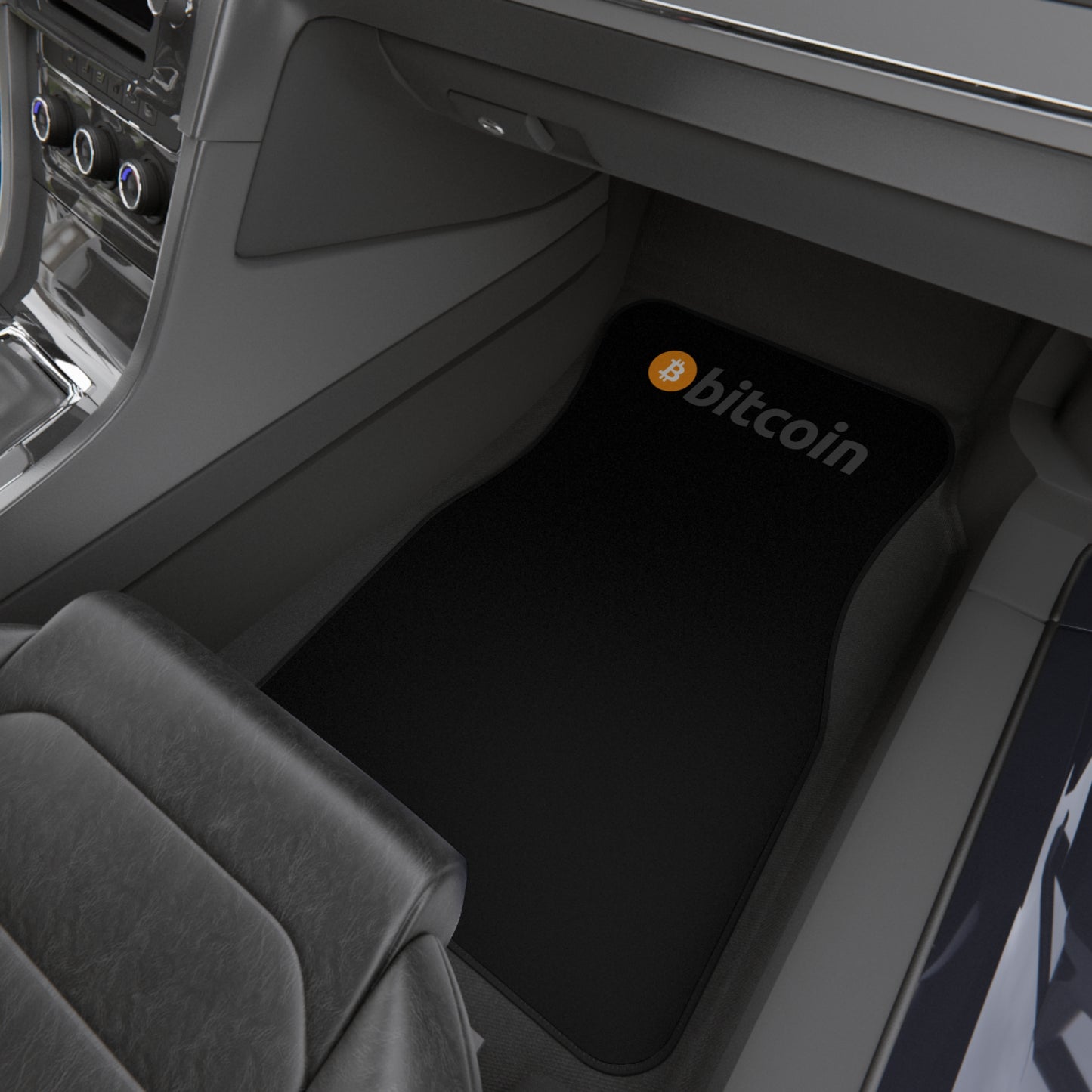 Bitcoin (BTC) Car Mats (2x Front)