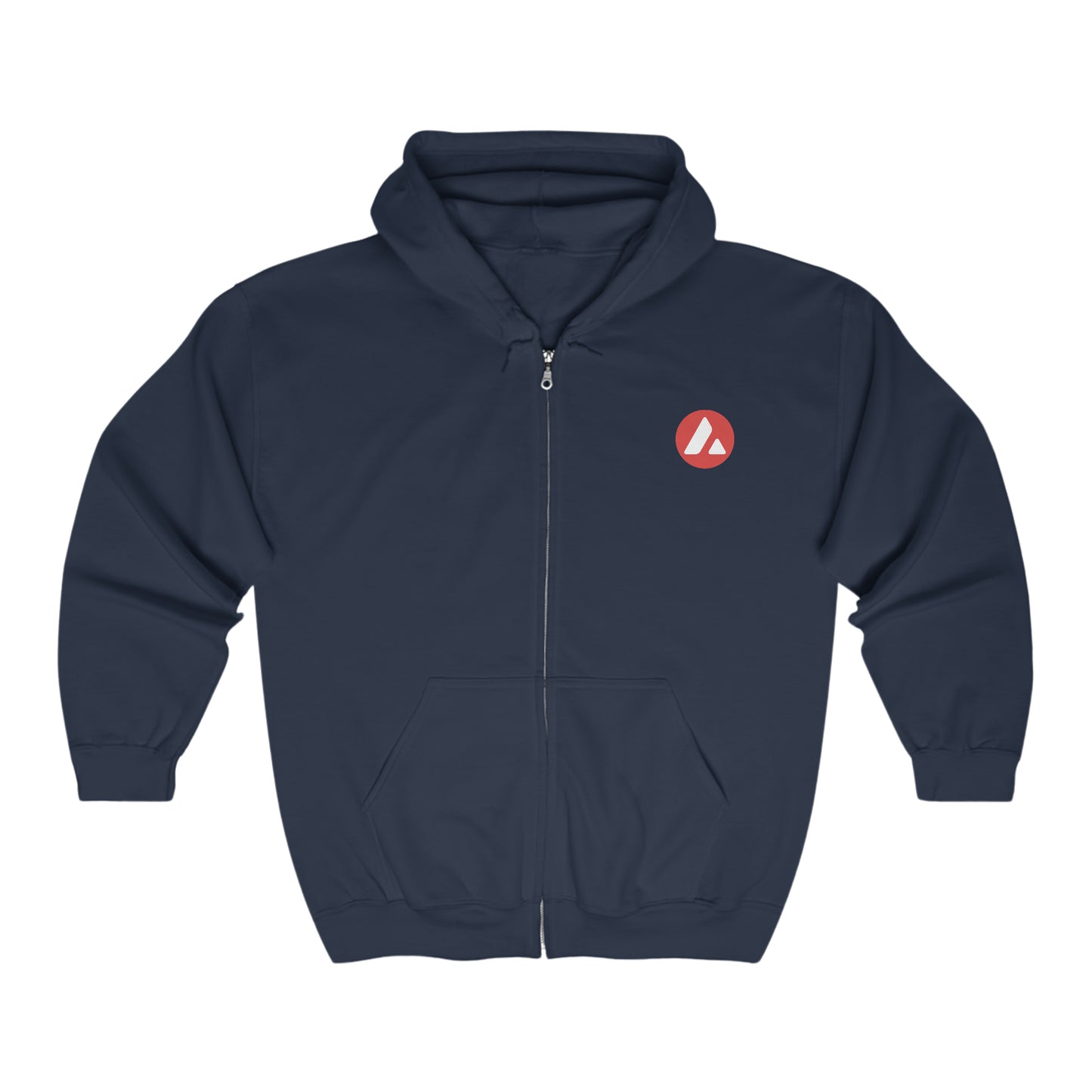 Avalanche (AVAX) Full Zip Hooded Sweatshirt