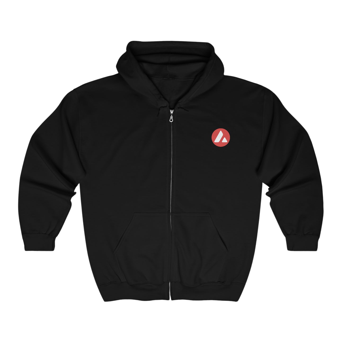 Avalanche (AVAX) Full Zip Hooded Sweatshirt