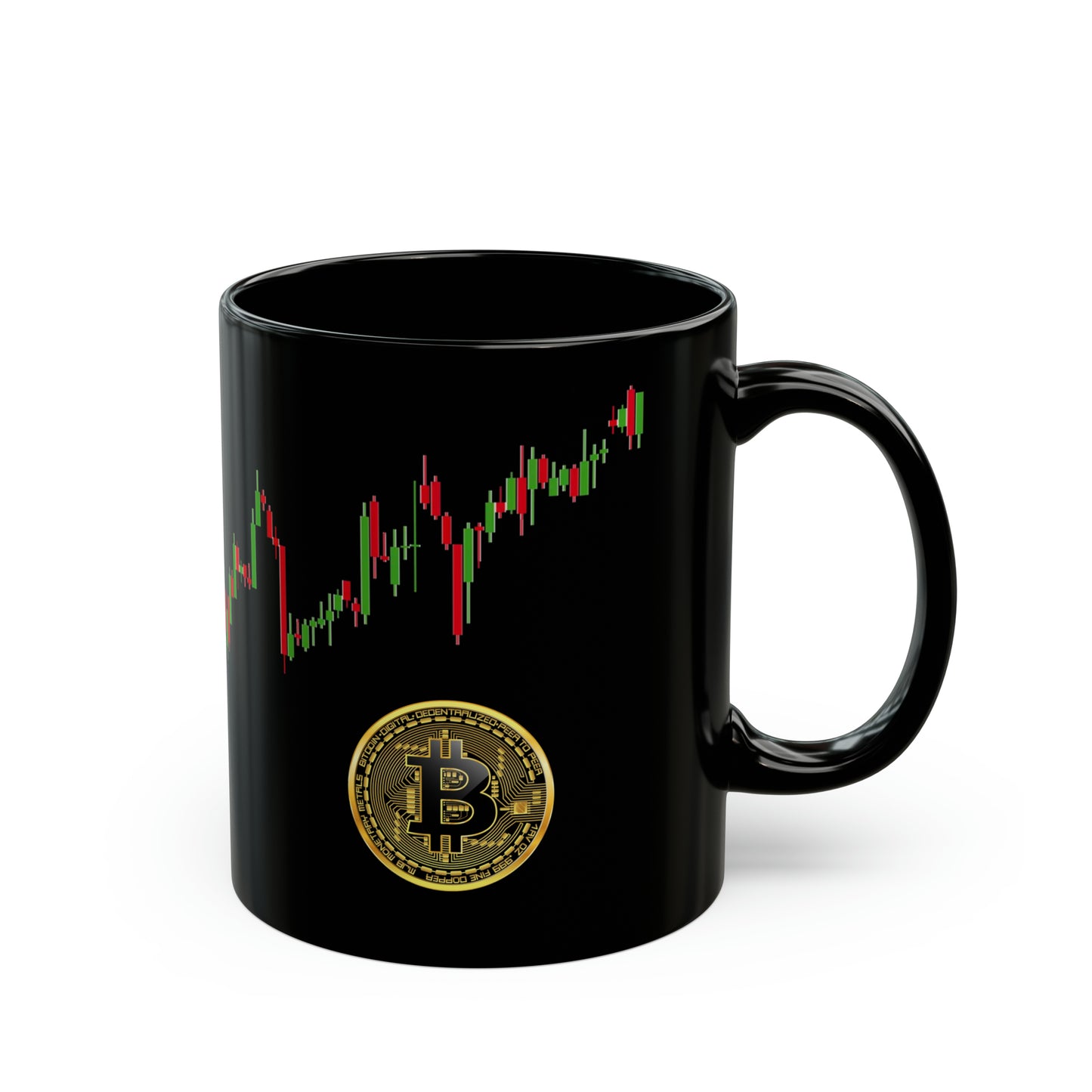 Bullish on Bitcoin (BTC) Coffee Mug, 11oz