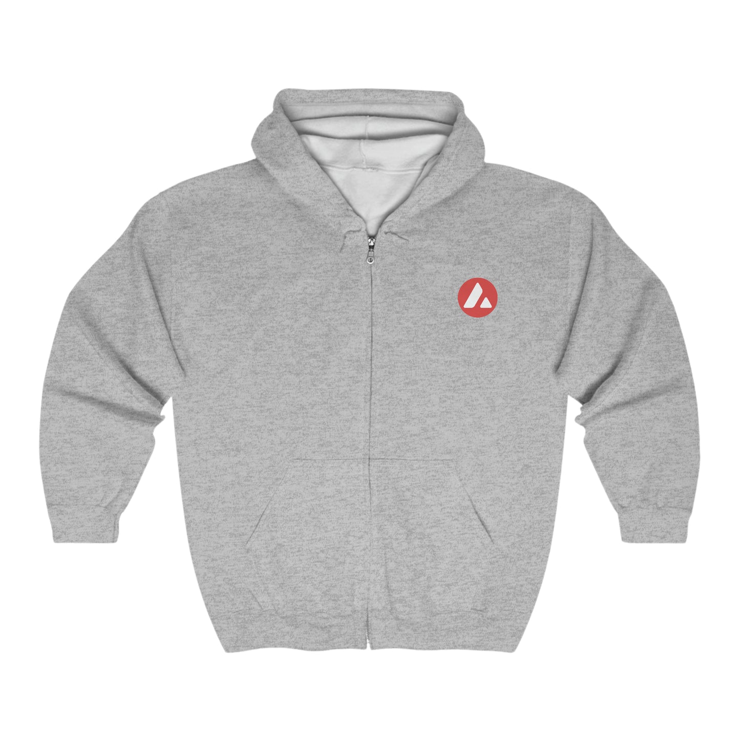 Avalanche (AVAX) Full Zip Hooded Sweatshirt