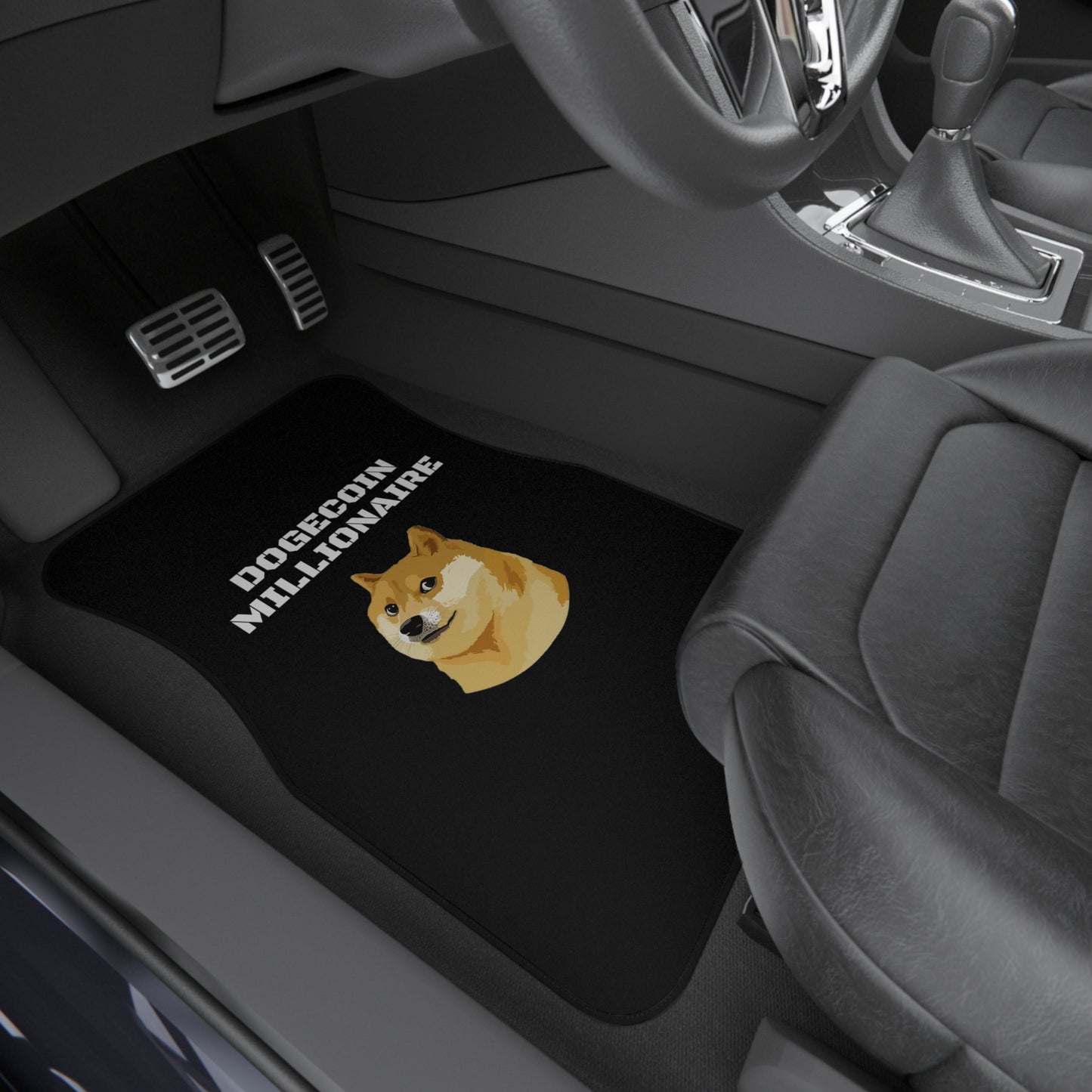 Dogecoin Millionaire (DOGE) Car Mats (2x Front)