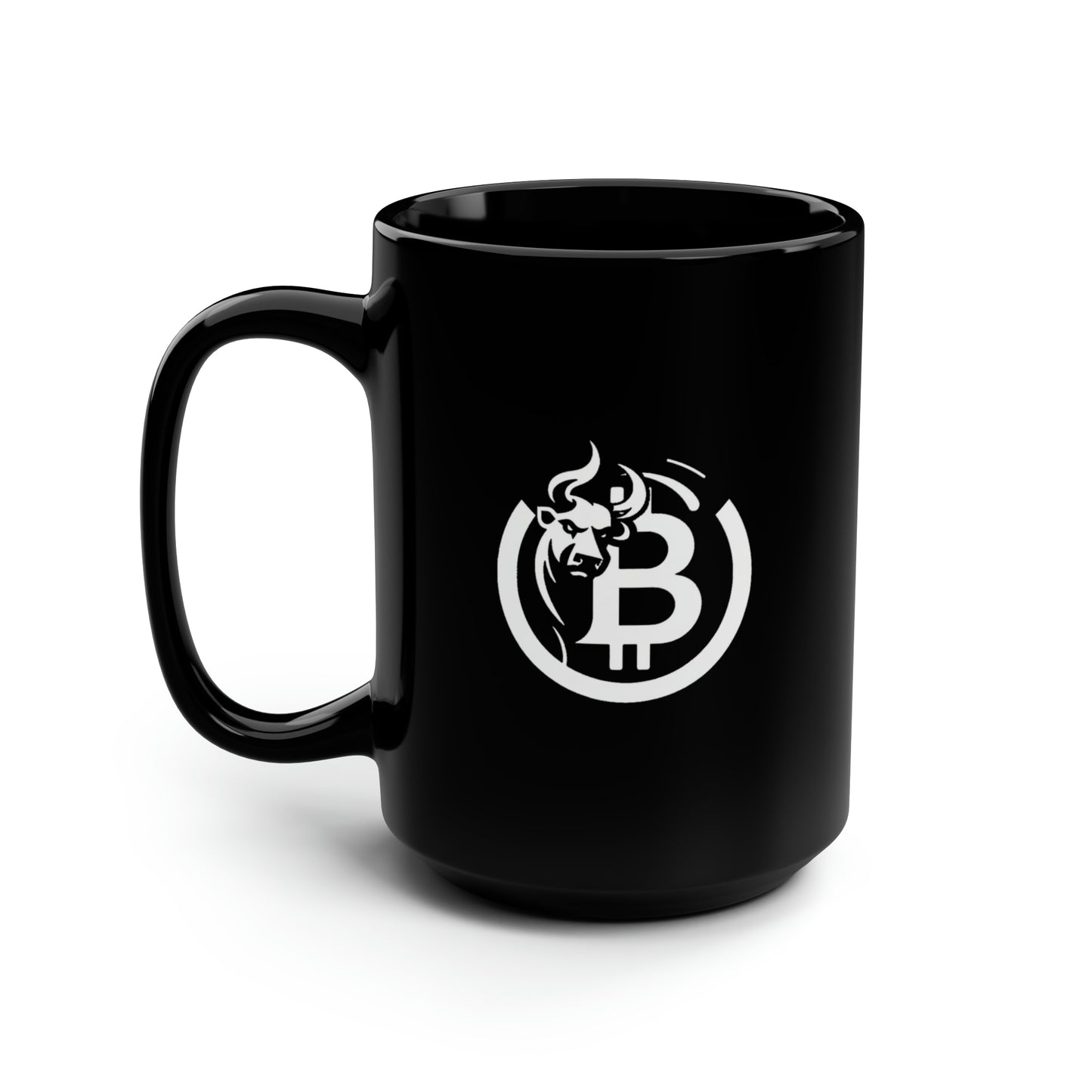 Bullish Apparel™ Black Mug, 15oz