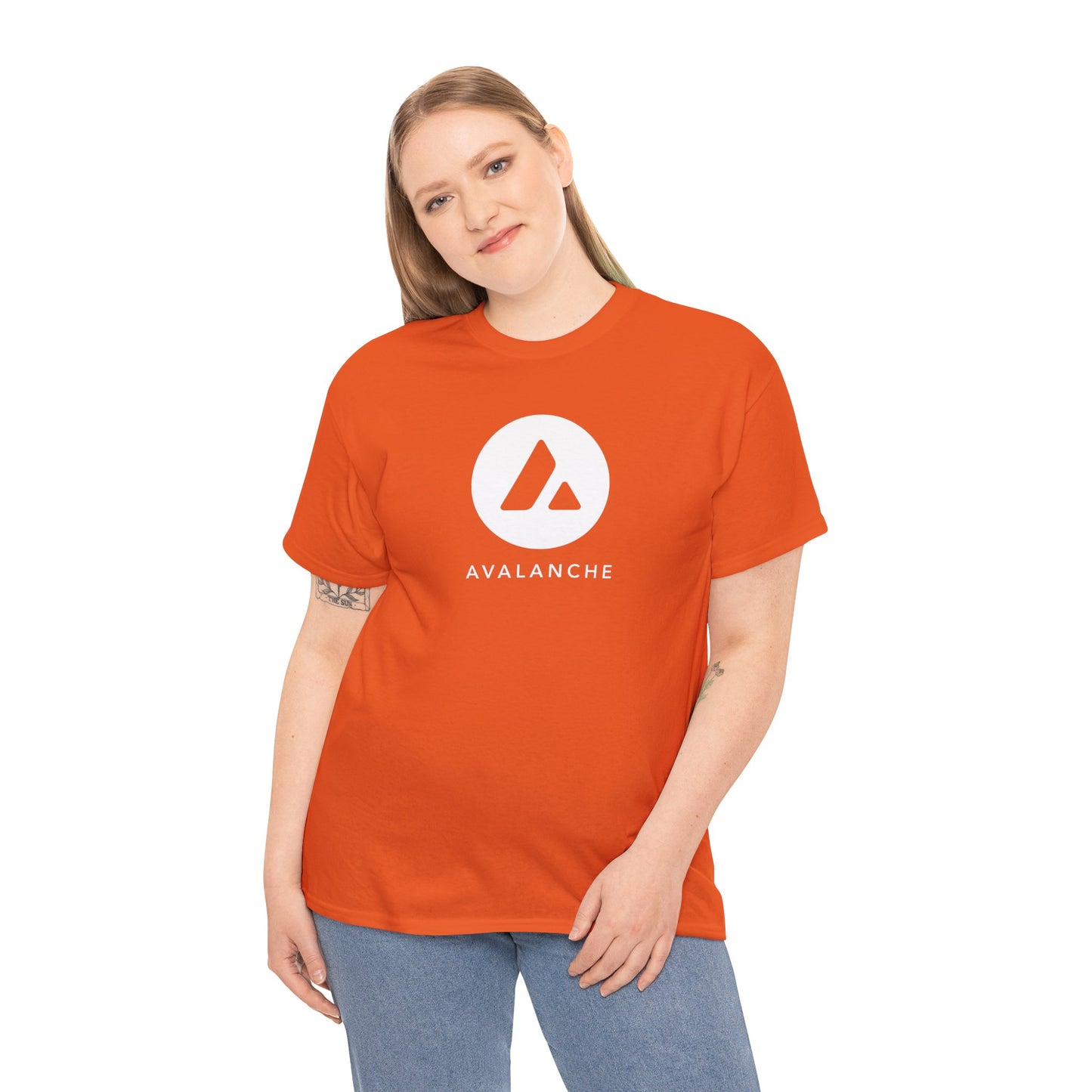 Avalanche (AVAX) Heavy Cotton Tee