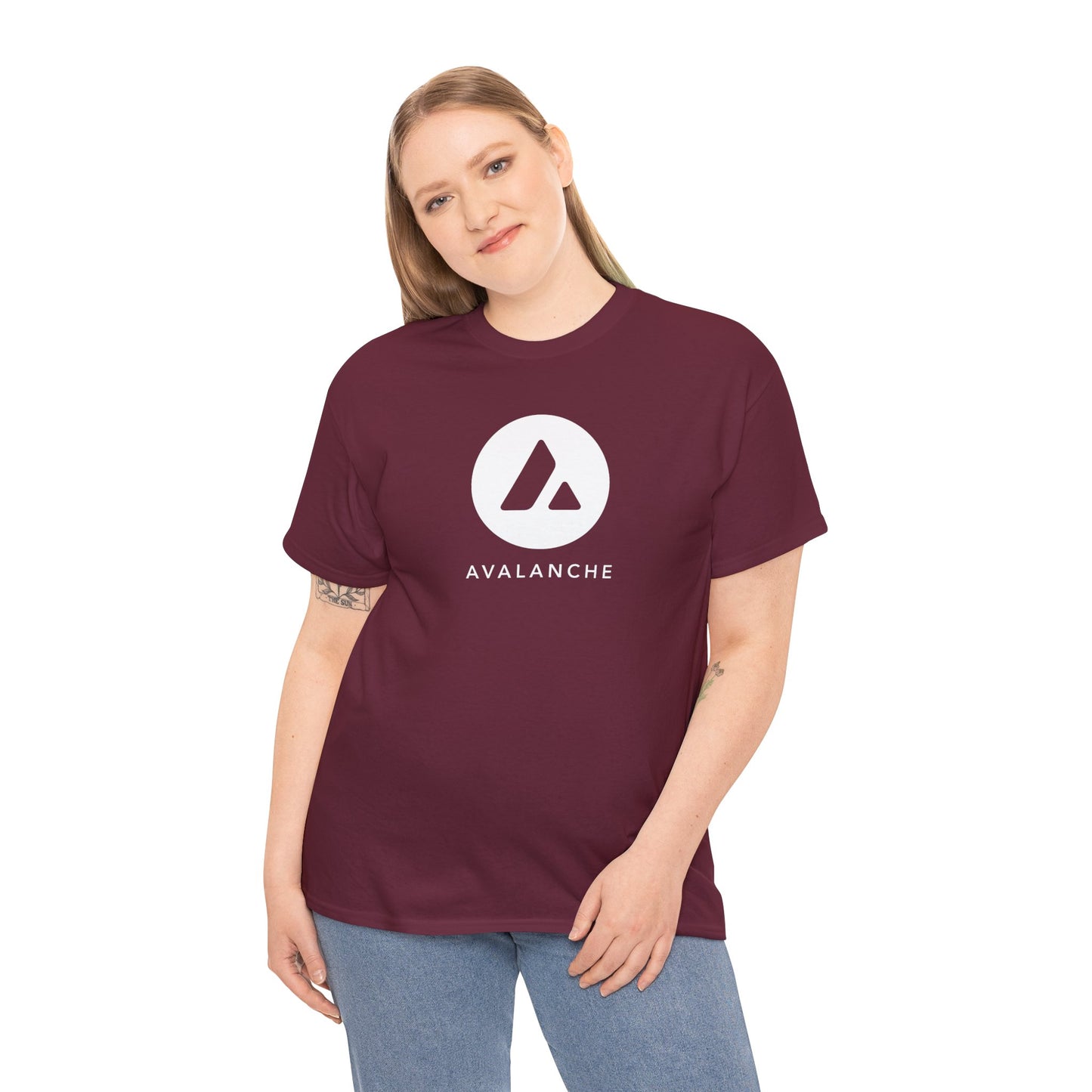 Avalanche (AVAX) Heavy Cotton Tee