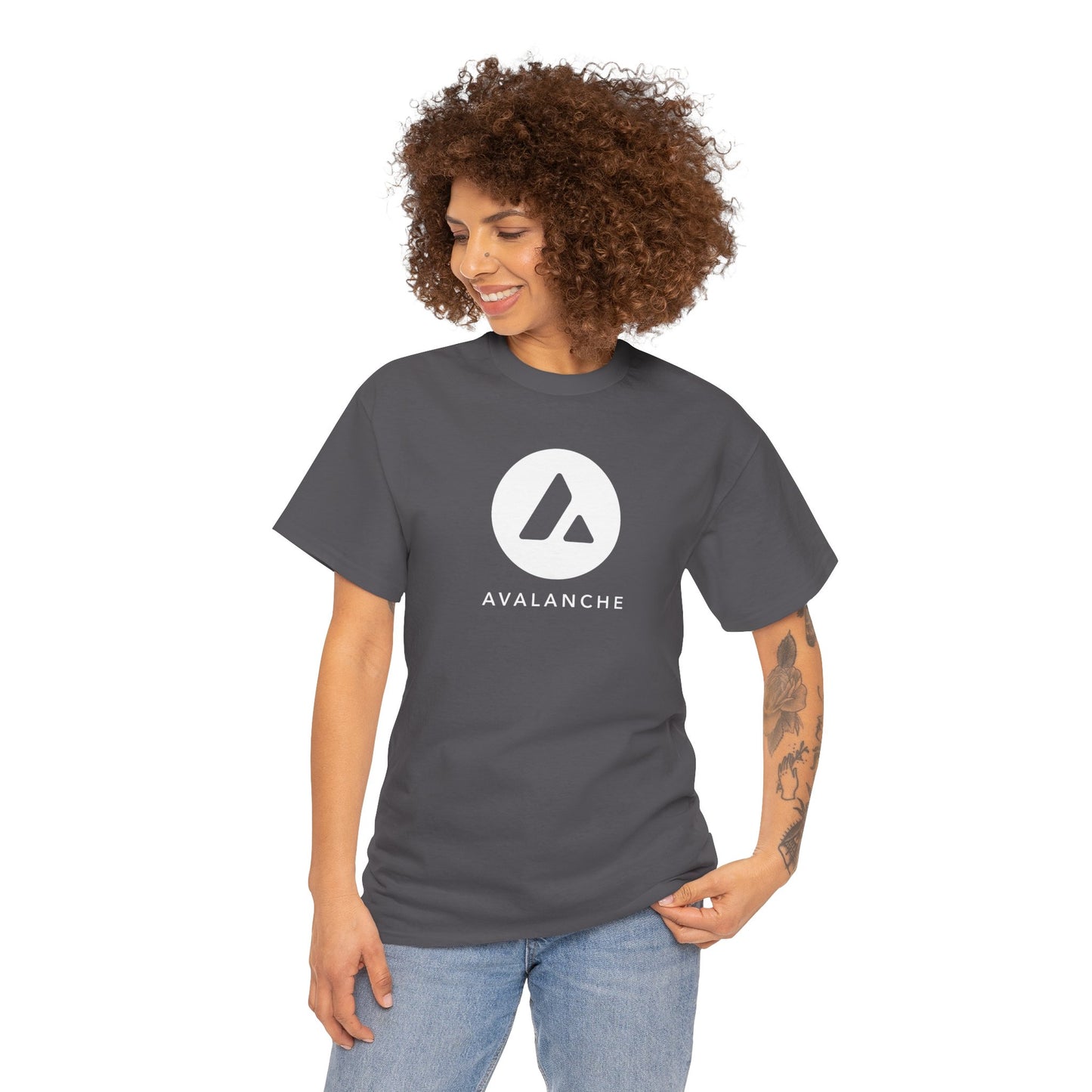 Avalanche (AVAX) Heavy Cotton Tee